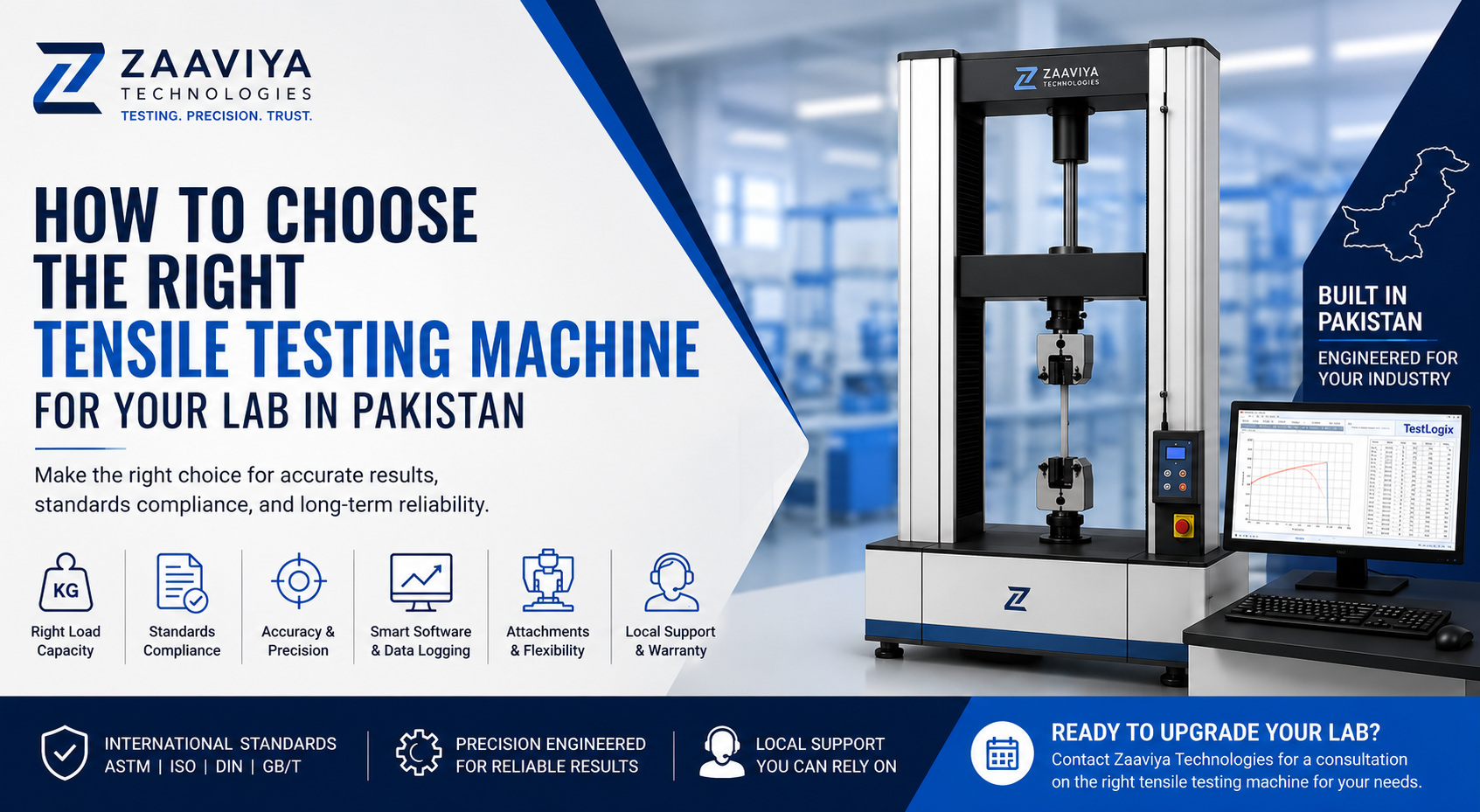 tensile testing machine in pakistan - zaaviya technologies